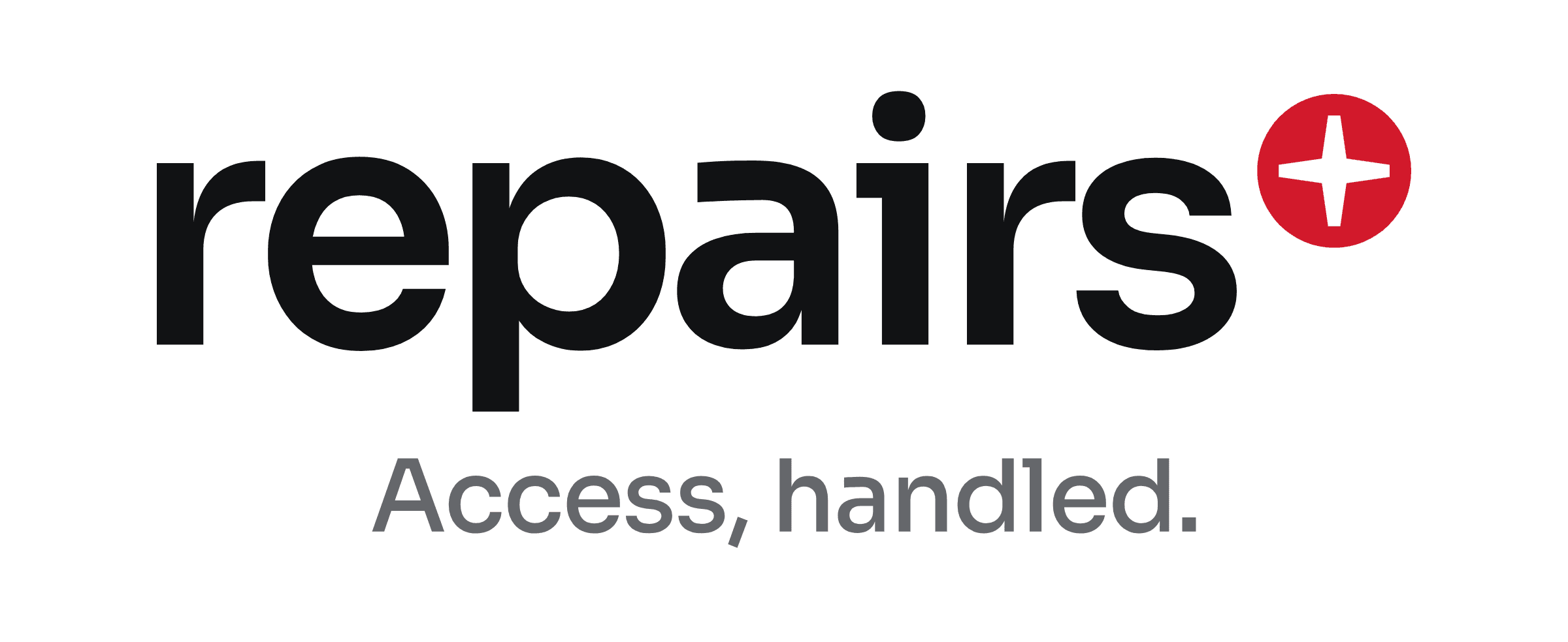 The logo with the tagline Access, handled.